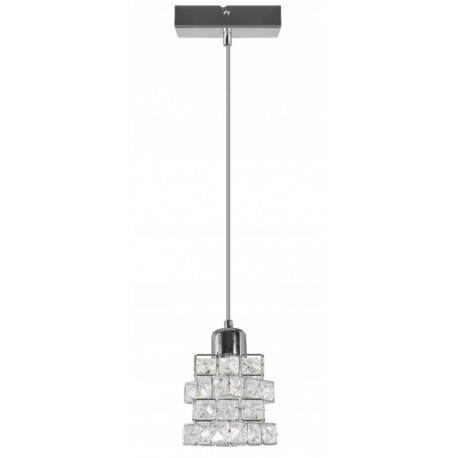 Lampa Sufitowa Plafon CHROM Kryształki Diamenty 2k